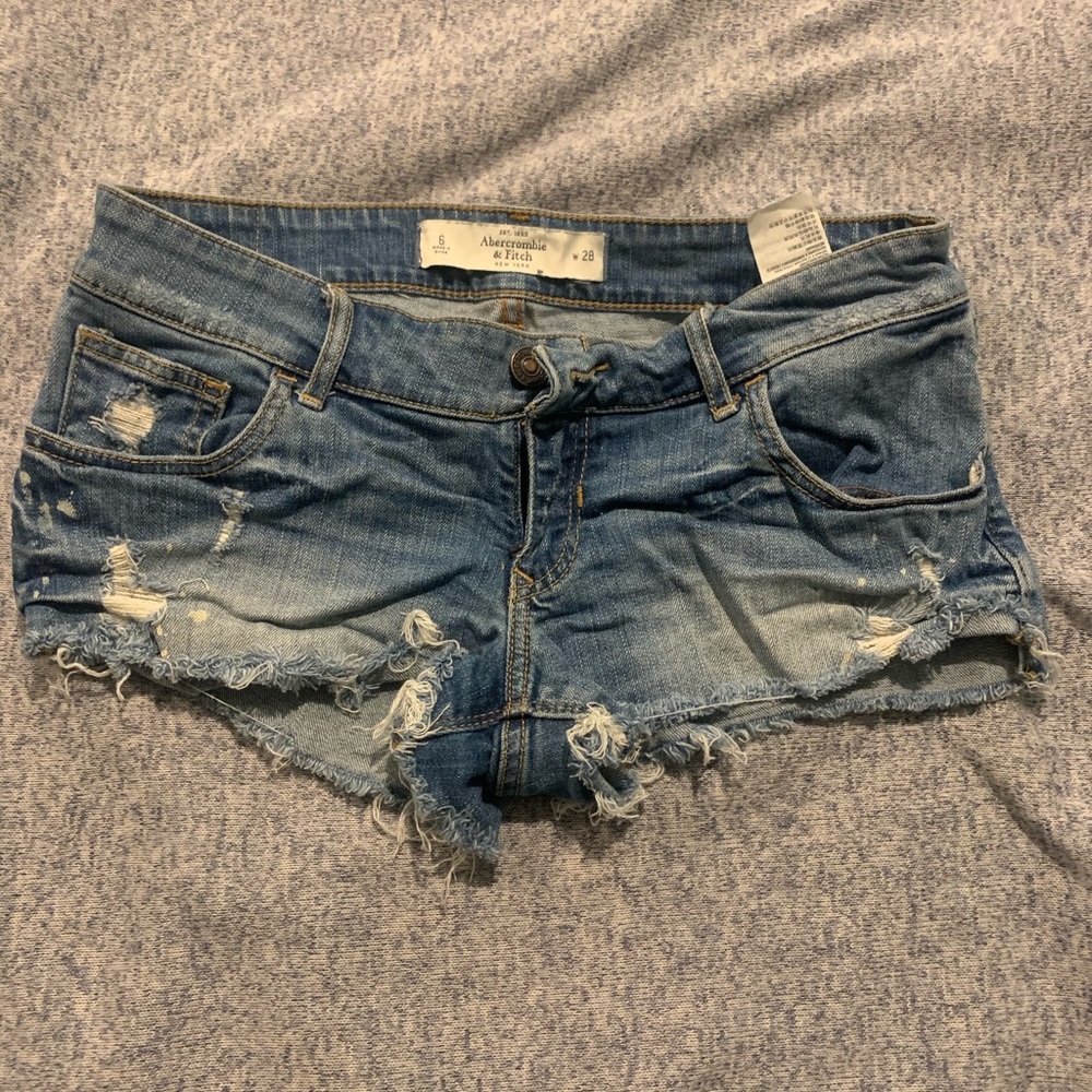 Abercrombie and Fitch Jean shorts size 6